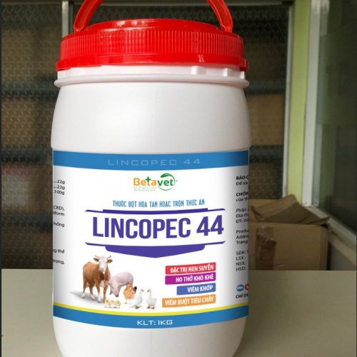 LINCOPEC-44 - Đặc trị hen suyễn, ho thở khò khè, viêm khớp, viêm ruột tiêu chảy
